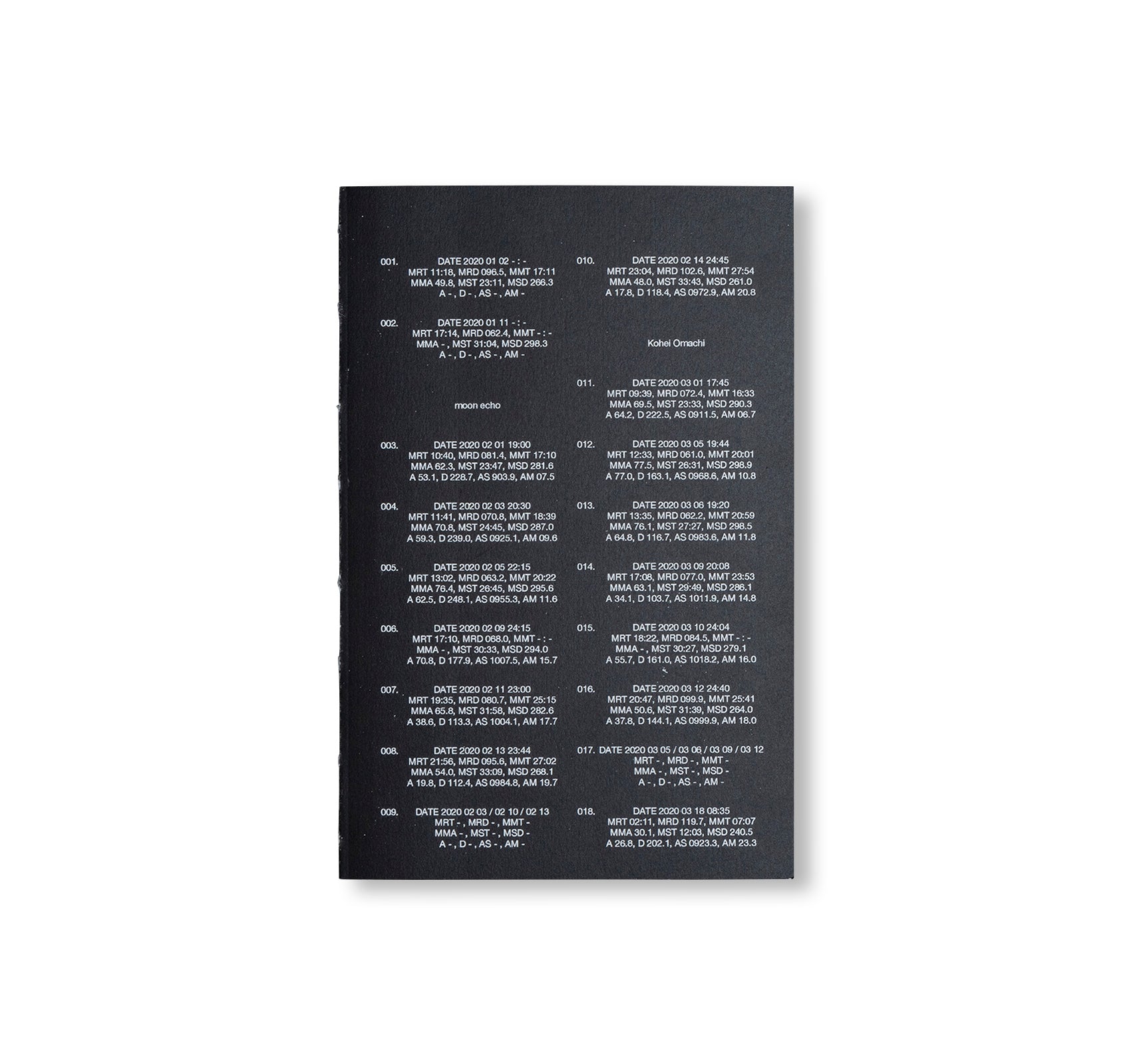 MOON ECHO by Kohei Omachi