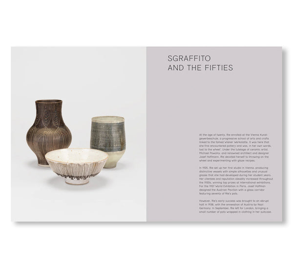 LUCIE RIE: THE ADVENTURE OF POTTERY by Lucie Rie – twelvebooks