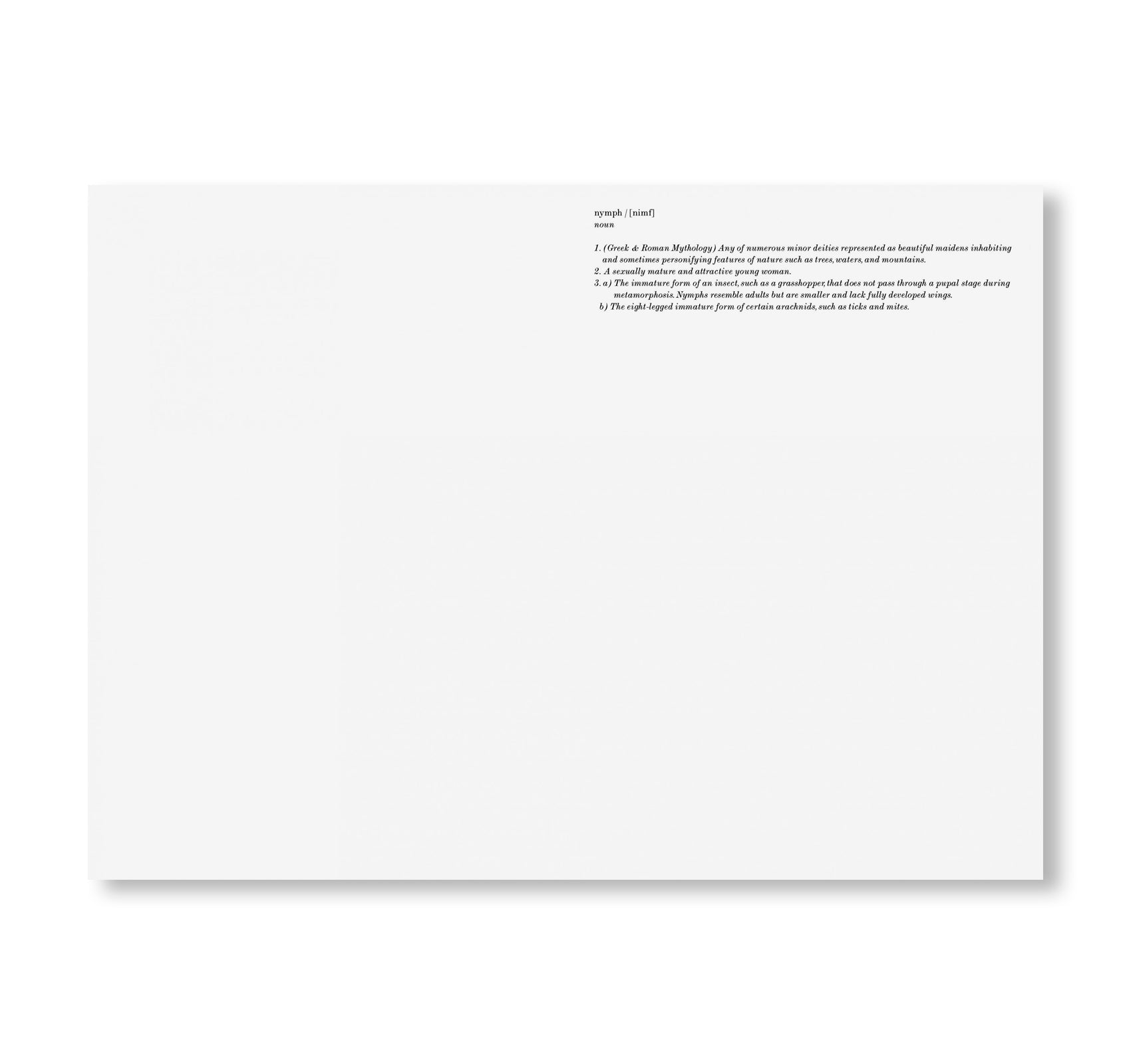 NYMPH by Tereza Červeňová