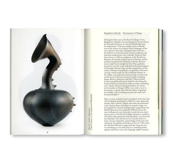 THE JOURNEY OF THINGS by Magdalene Odundo [FOURTH PRINTING