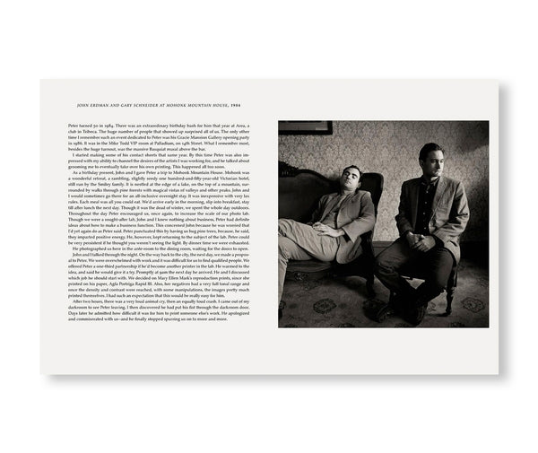 PETER HUJAR BEHIND THE CAMERA AND IN THE DARKROOM by Gary