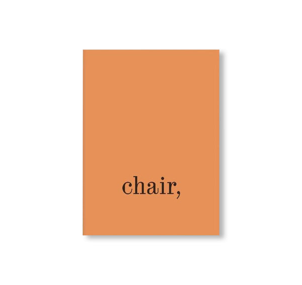 SIT, SITE, CHAIR, CHERRY by Aleix Plademunt – twelvebooks