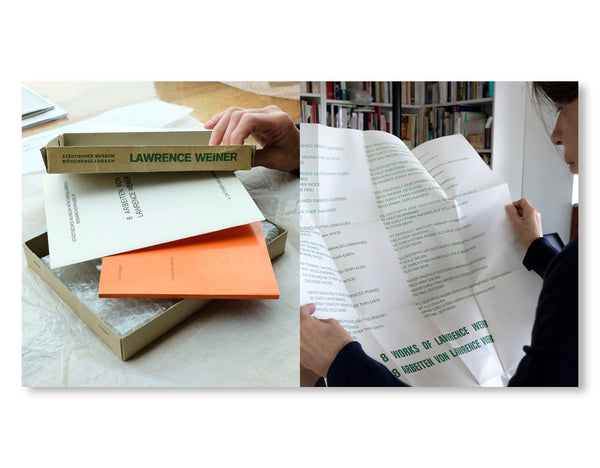 ⭐️⭐️⭐️【3本セット】ローレンス・ウェイナー② LawrenceWeiner SIGNED〉Lawrence Weiner｜CAUGHT BETWEEN SHIPS PASSING IN THE