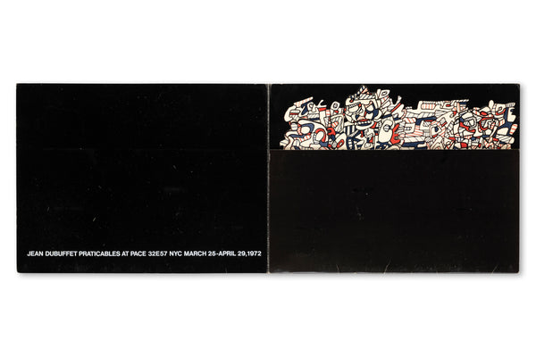 JEAN DUBUFFET: PRATICABLES - INVITATION (1972) by Jean Dubuffet