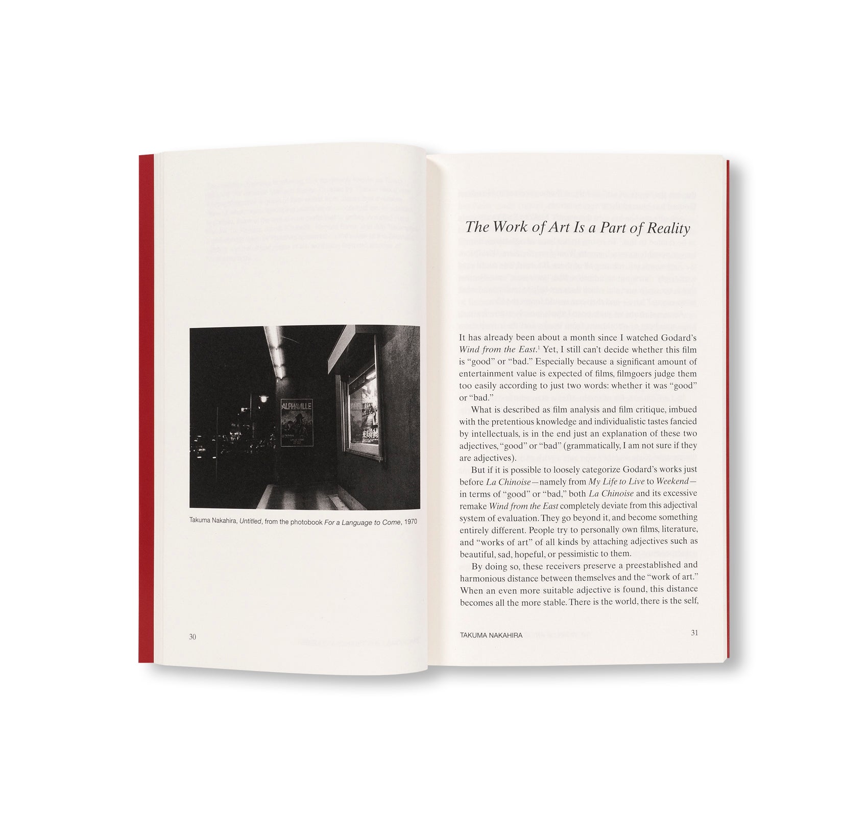 AT THE LIMITS OF THE GAZE: SELECTED WRITINGS BY TAKUMA NAKAHIRA by Takuma Nakahira