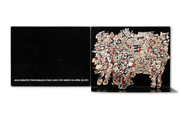 JEAN DUBUFFET: PRATICABLES - INVITATION by Jean Dubuffet – twelvebooks