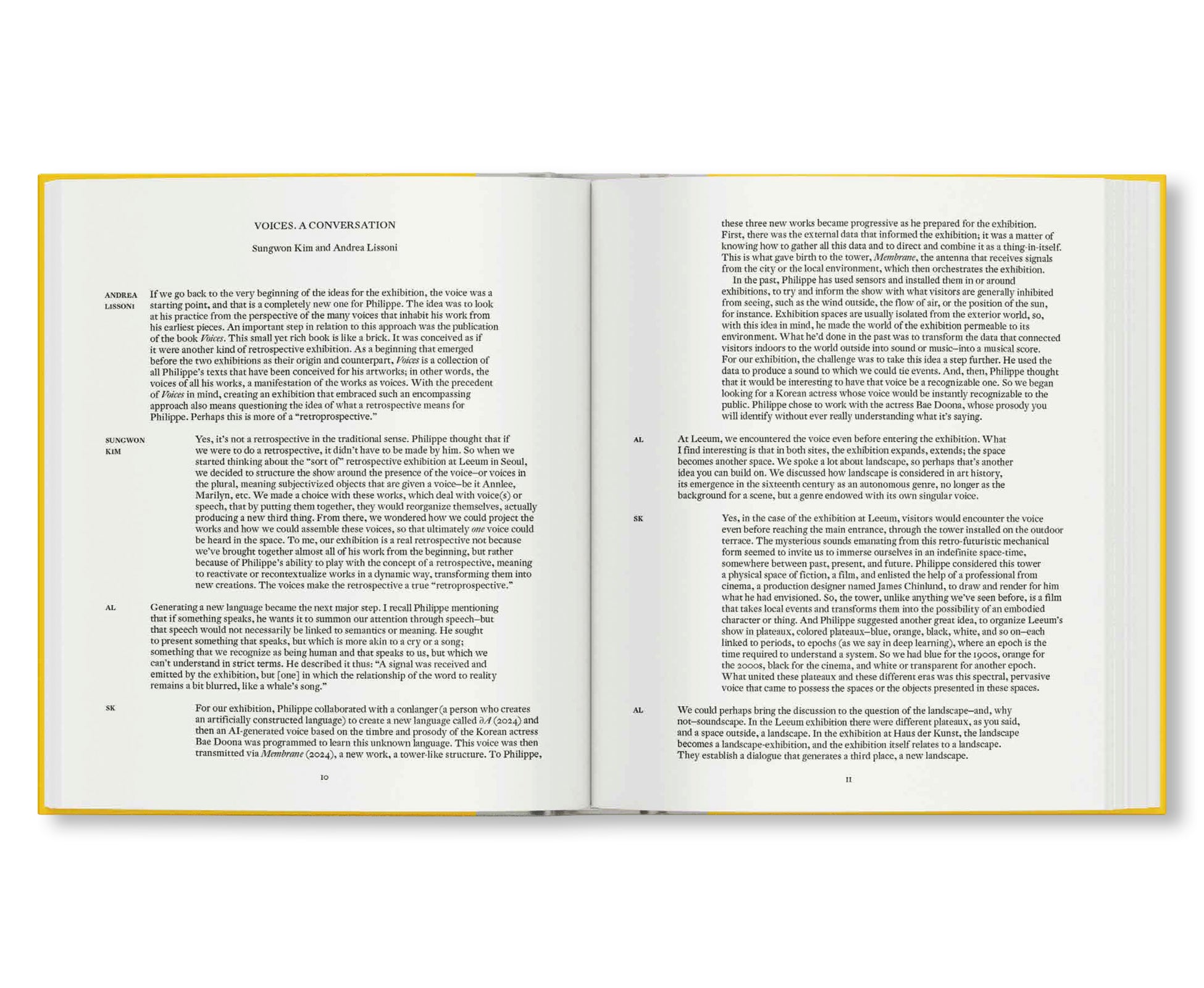 VOICES by Philippe Parreno