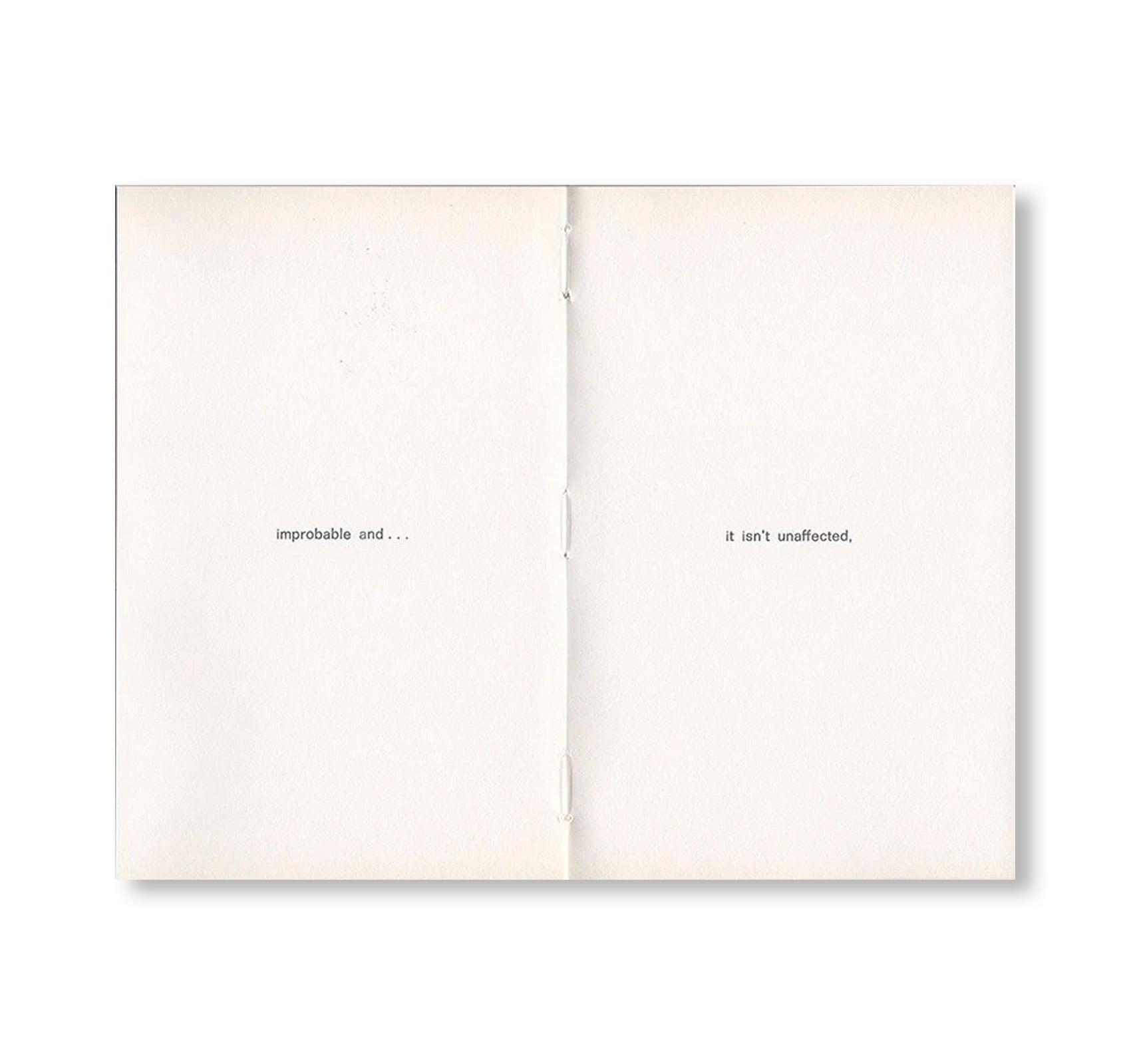 IT IS... IT ISN'T... (1972) by Robert Barry