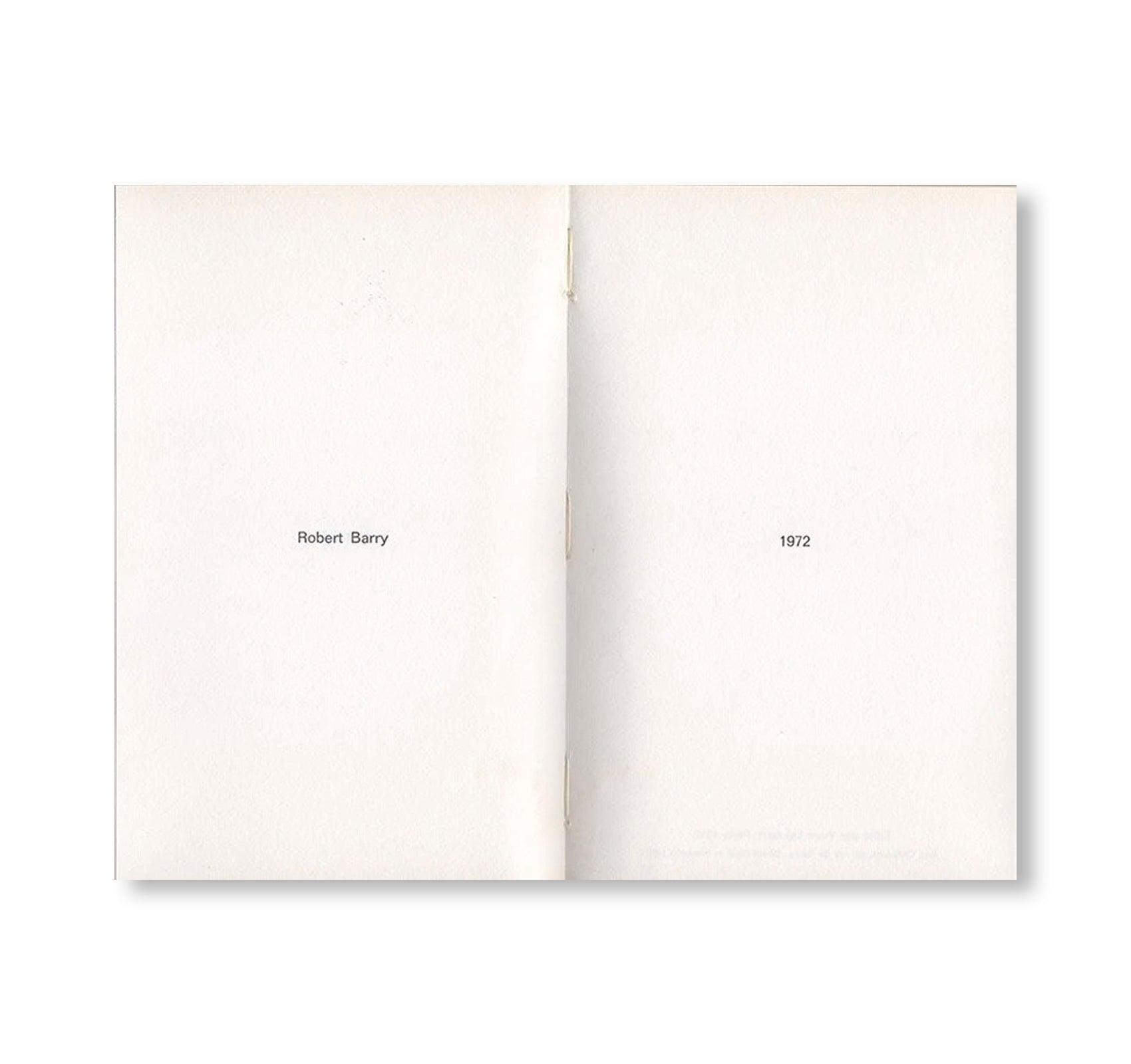 IT IS... IT ISN'T... (1972) by Robert Barry