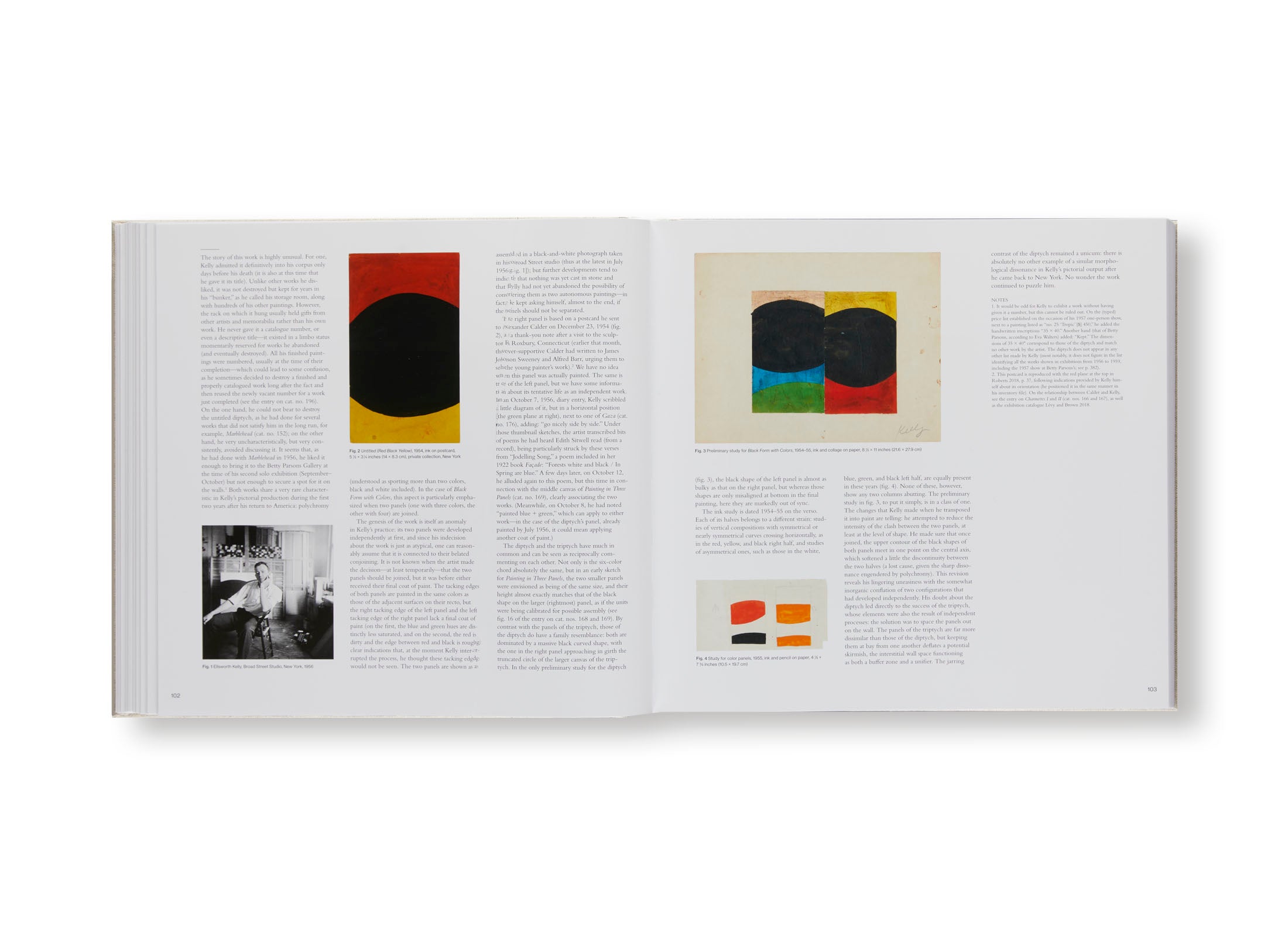 ELLSWORTH KELLY, CATALOGUE RAISONNÉ OF PAINTINGS, RELIEFS AND SCULPTURE, VOLUME TWO, 1954-1958 by Ellsworth Kelly