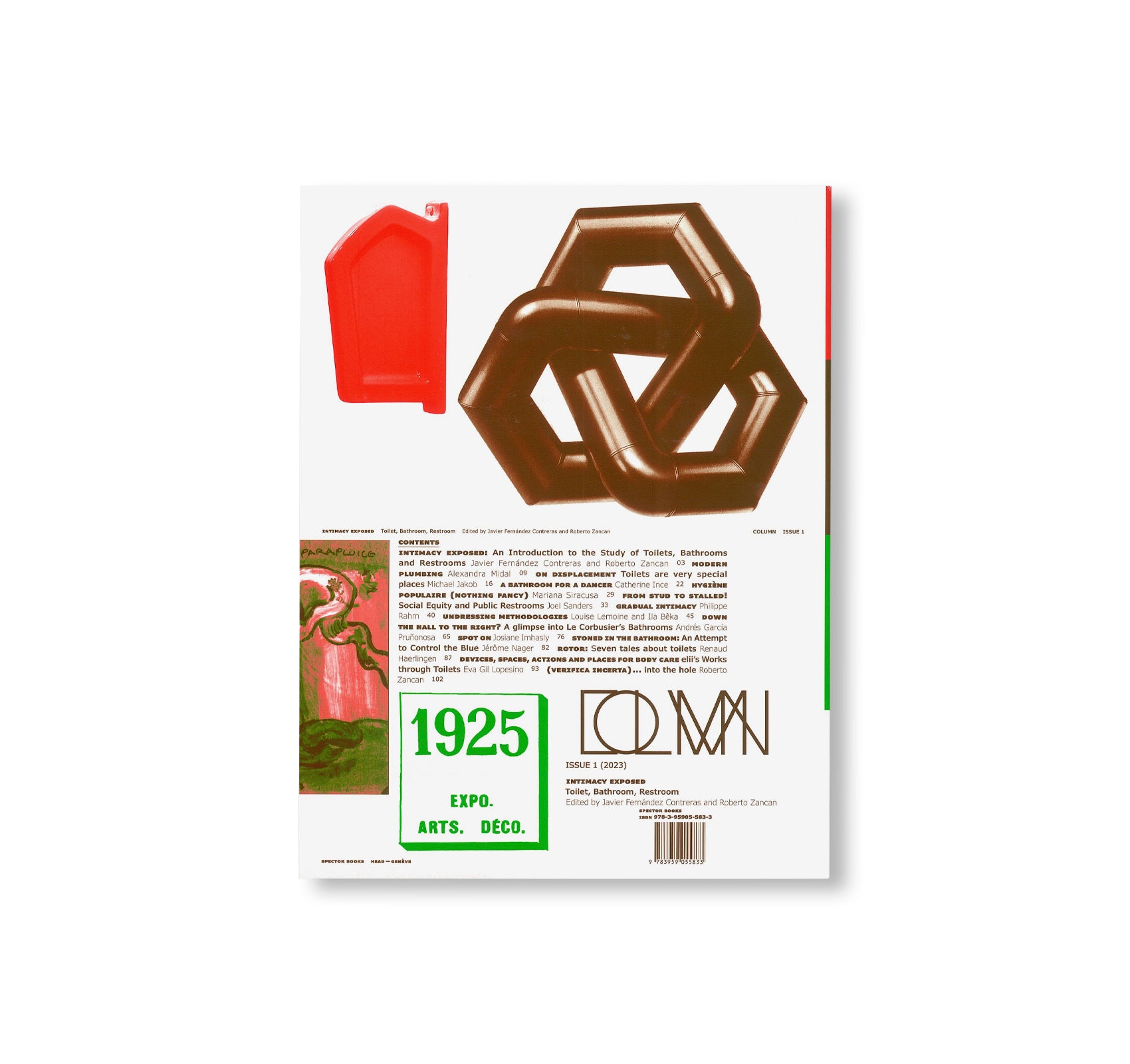 INTIMACY EXPOSED: TOILET, BATHROOM, RESTROOM - COLUMN ISSUE 1 by Javier Fernández Contreras, Roberto Zancan