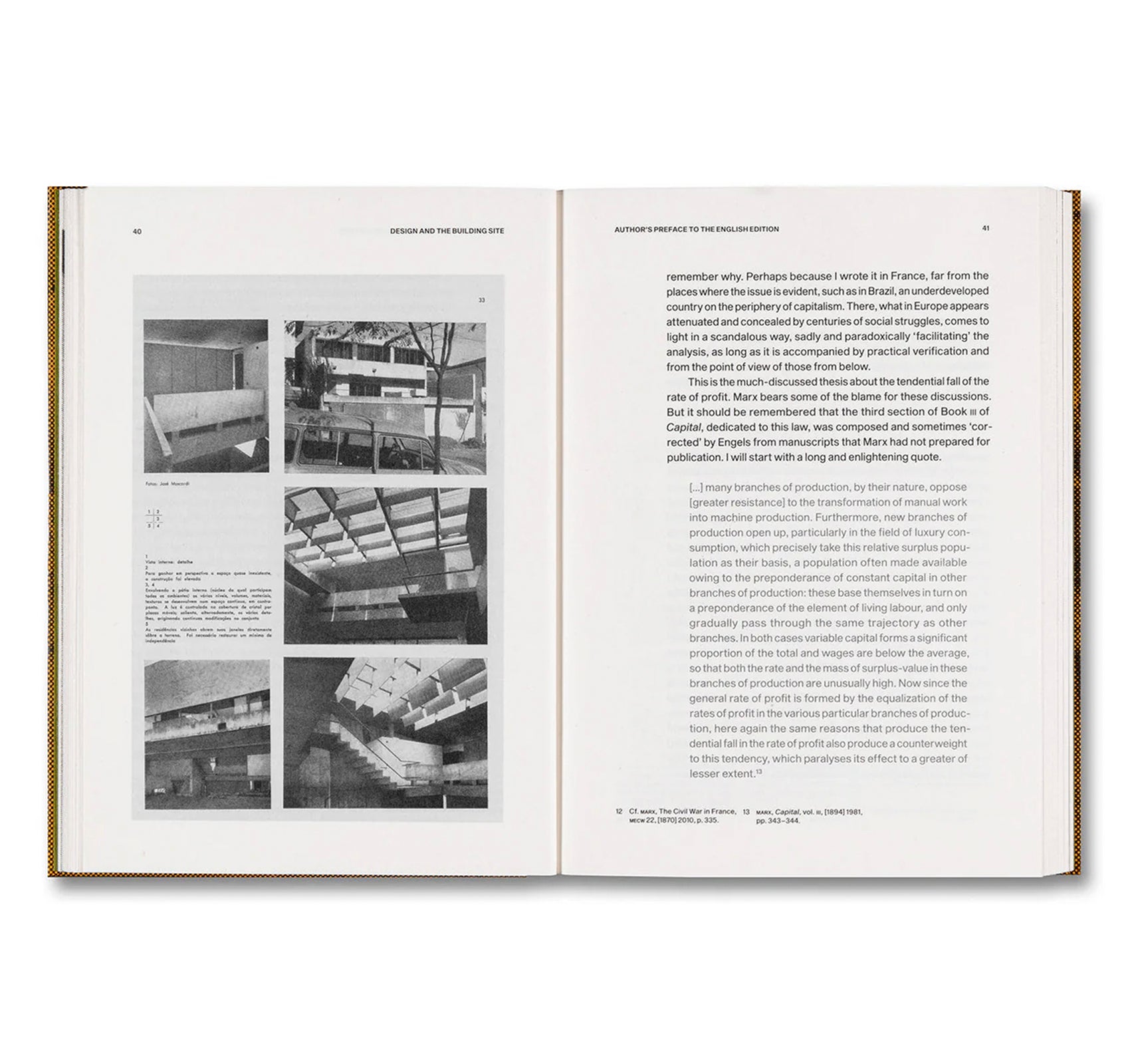 DESIGN AND THE BUILDING SITE AND COMPLEMENTARY ESSAYS by Sérgio Ferro