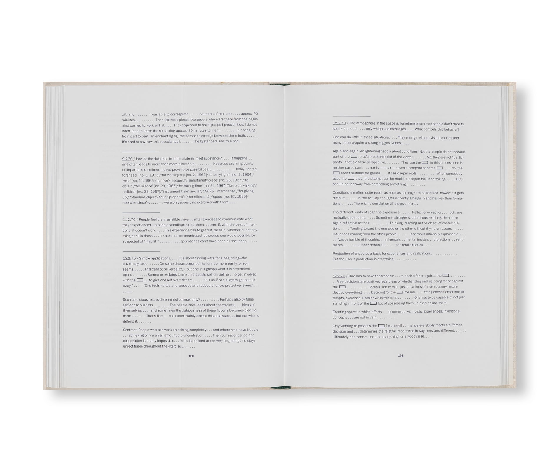 FIRST WORK SET by Franz Erhard Walther
