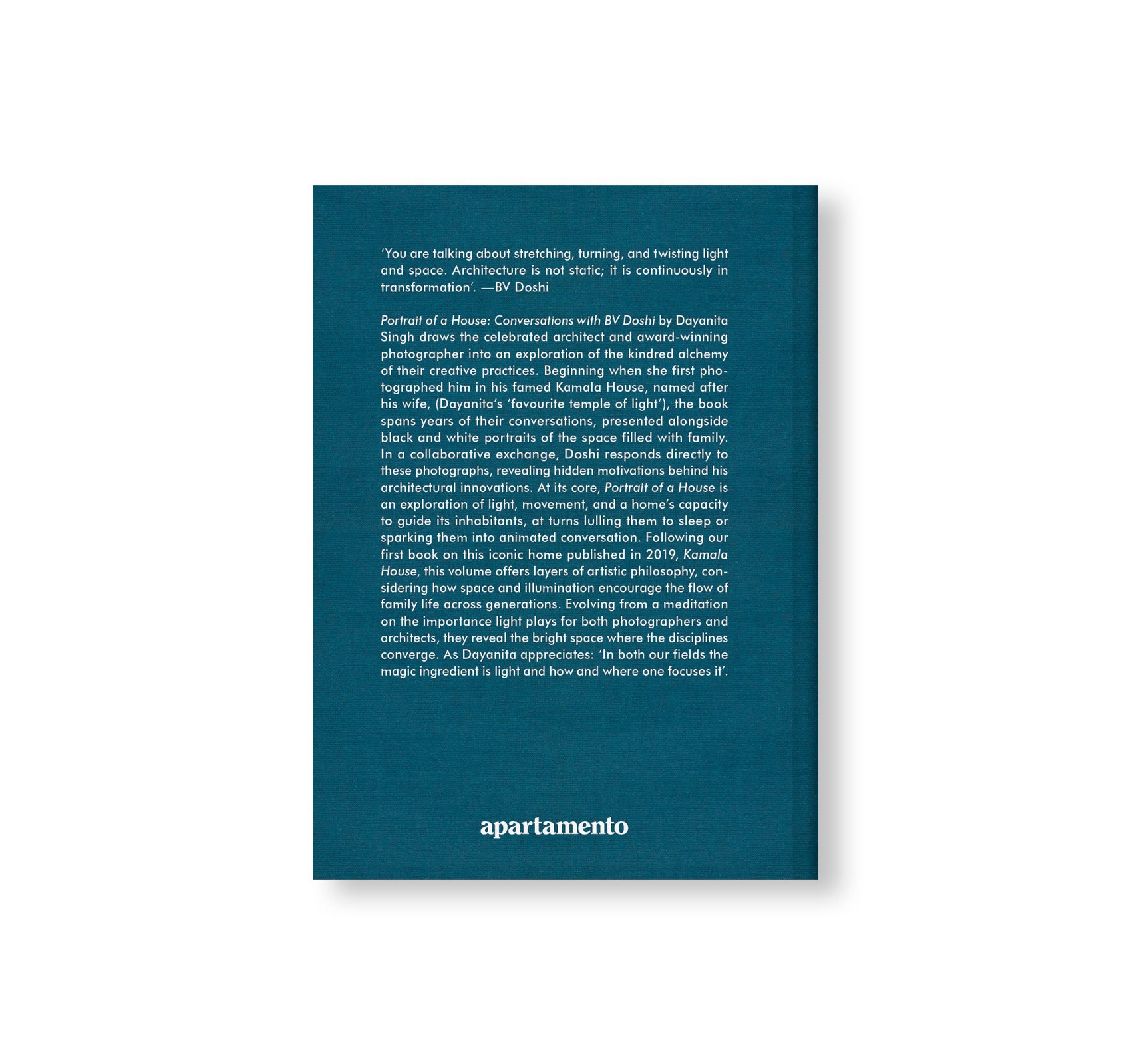 PORTRAIT OF A HOUSE: CONVERSATIONS WITH BV DOSHI by Dayanita Singh, BV Doshi