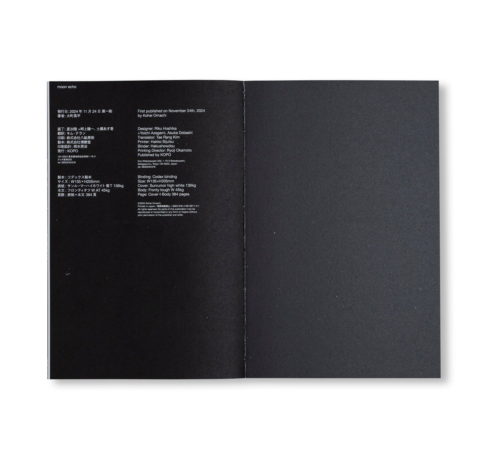 MOON ECHO by Kohei Omachi