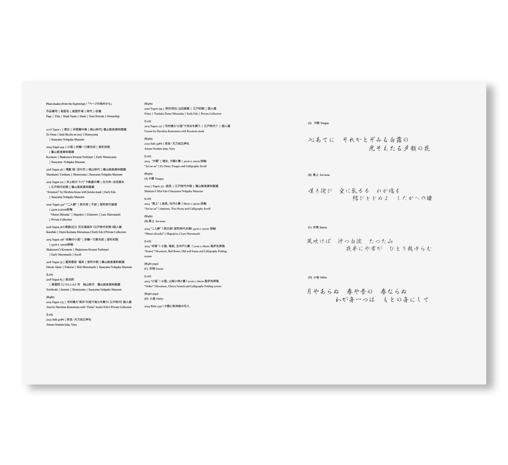 MONO NO AWARE・BEAUTY OF IMPERMANENCE by Kenro Izu