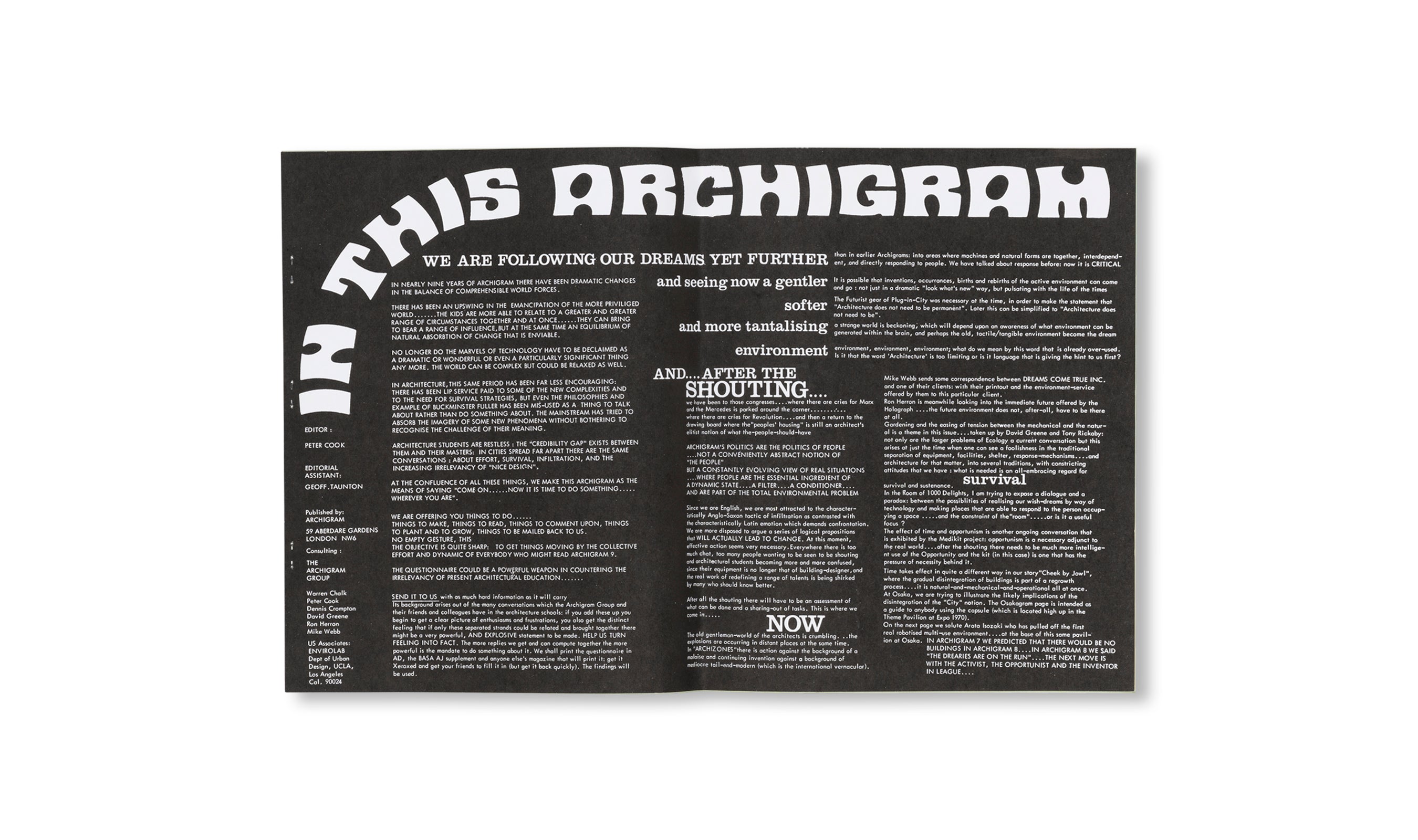 ARCHIGRAM: THE MAGAZINE by Archigram