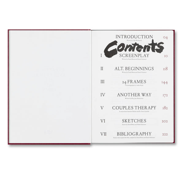 EVERYTHING EVERYWHERE ALL AT ONCE SCREENPLAY BOOK by Daniel Kwan
