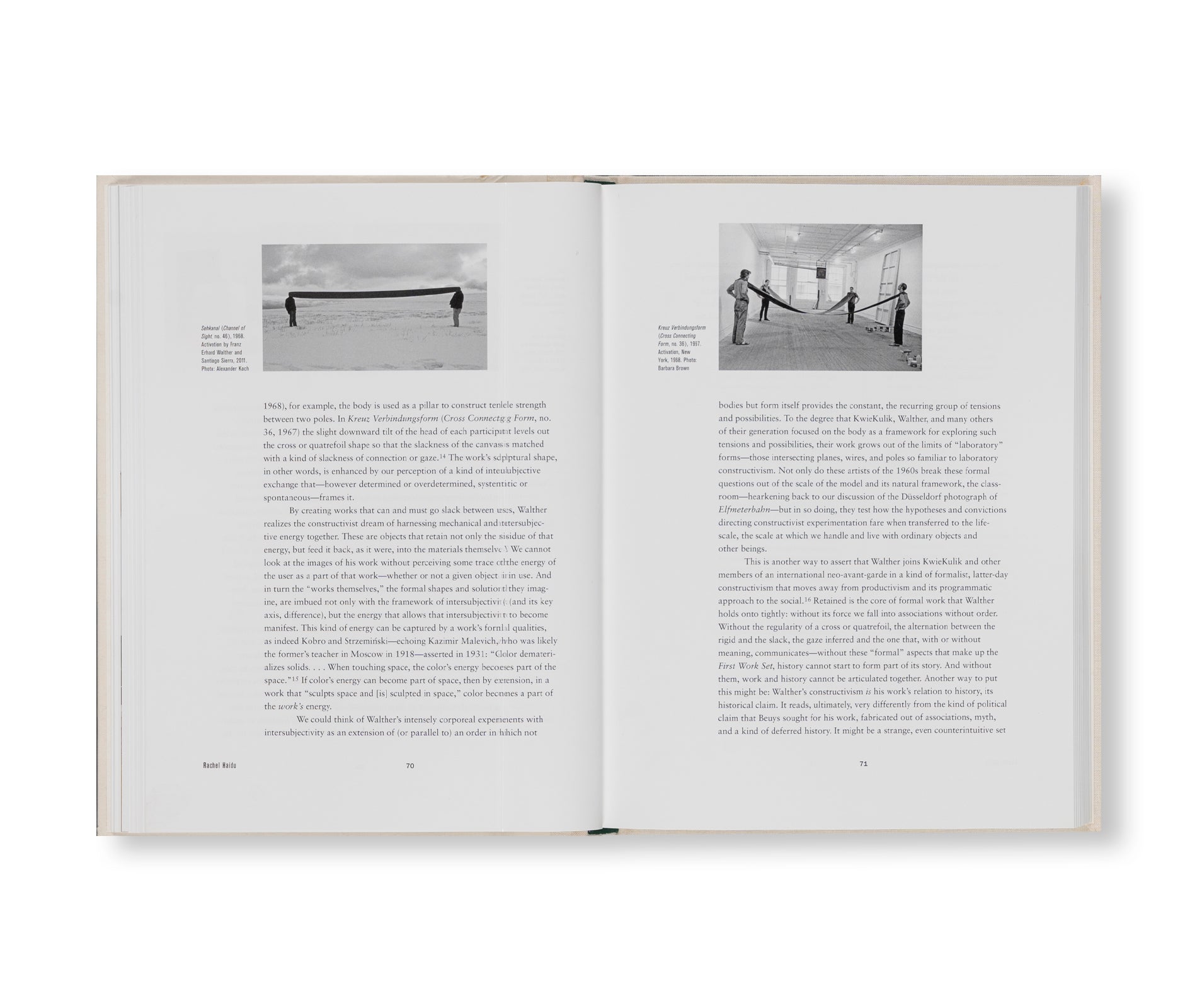 FIRST WORK SET by Franz Erhard Walther