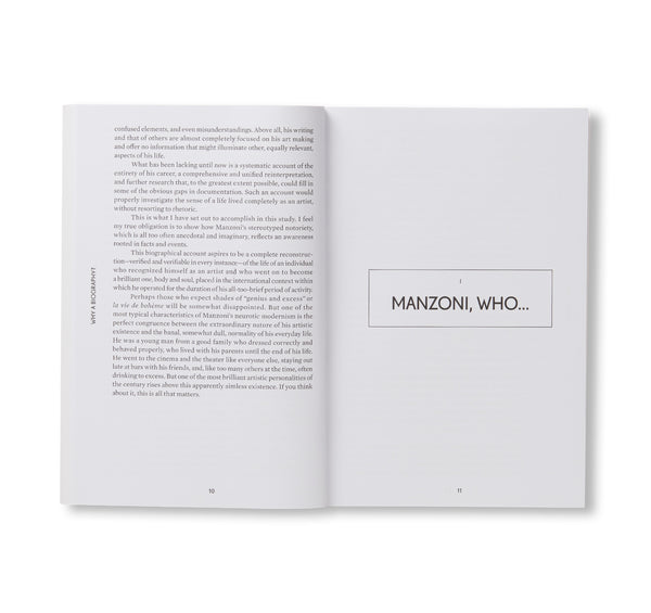 AN ARTIST'S LIFE by Piero Manzoni – twelvebooks