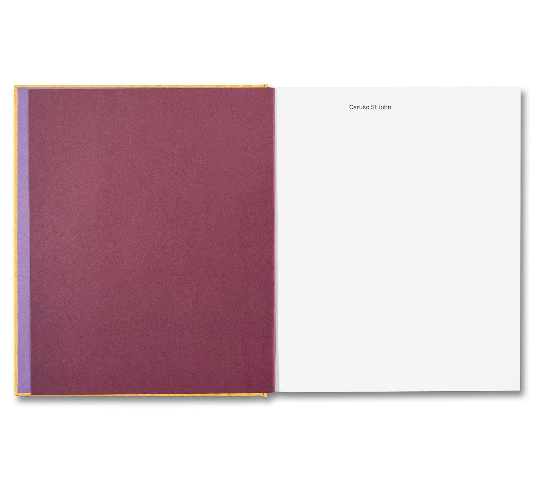 COLLECTED WORKS: VOLUME 1 1990-2005 by Caruso St John