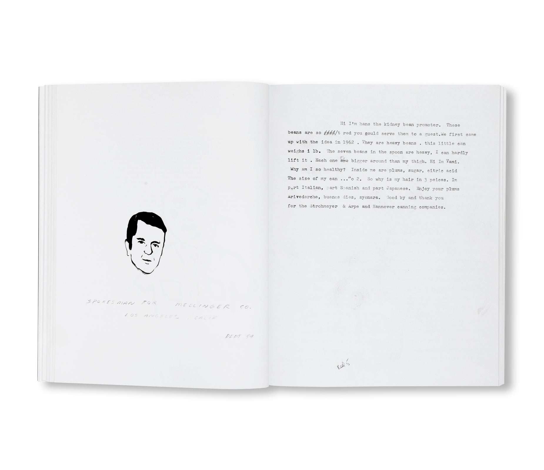 WRITING BY ARTIST by William Wegman