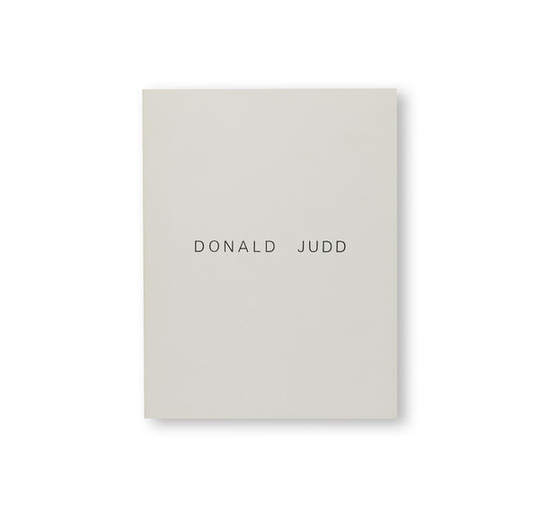 15 WORKS by Donald Judd – twelvebooks