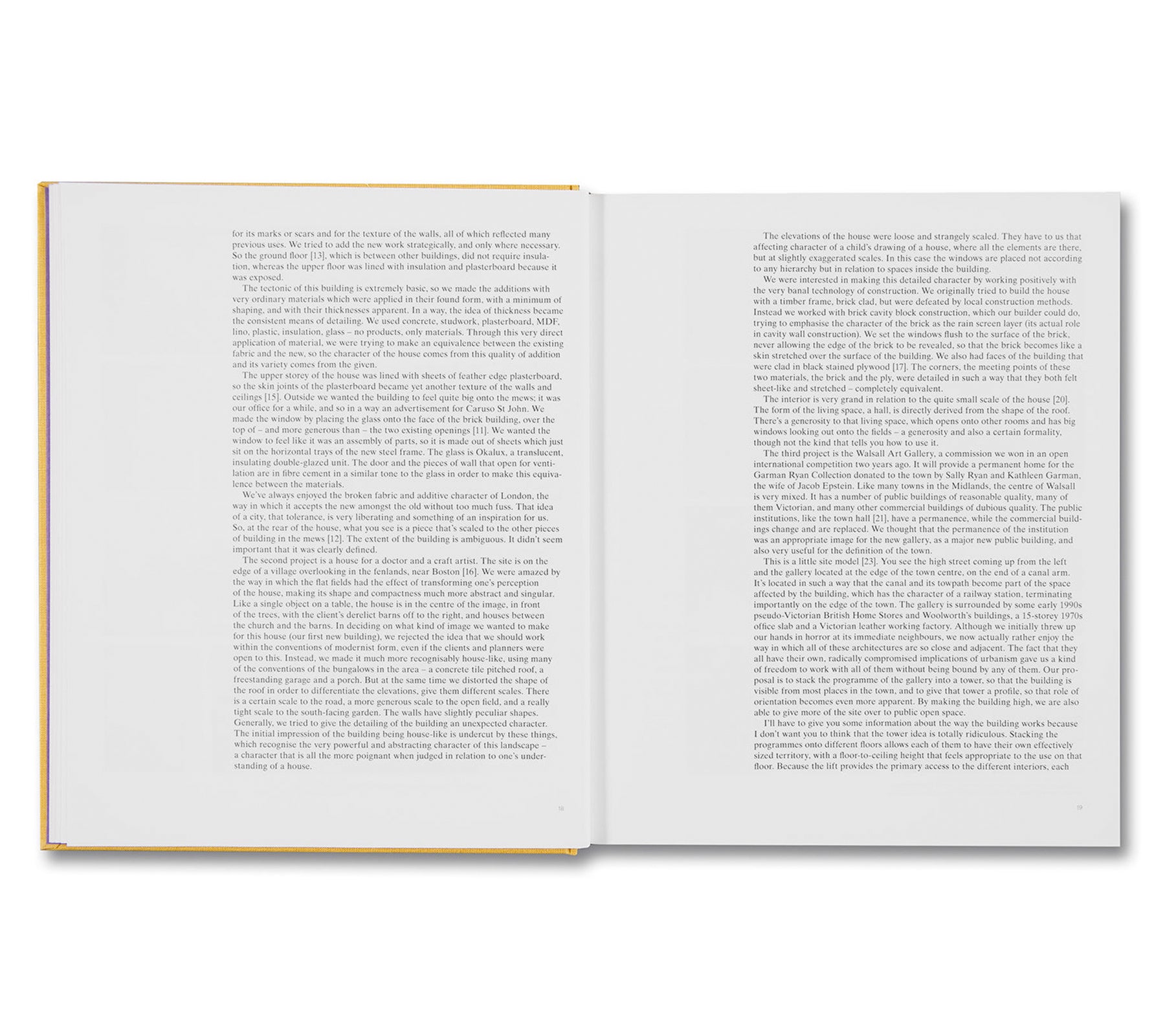 COLLECTED WORKS: VOLUME 1 1990-2005 by Caruso St John