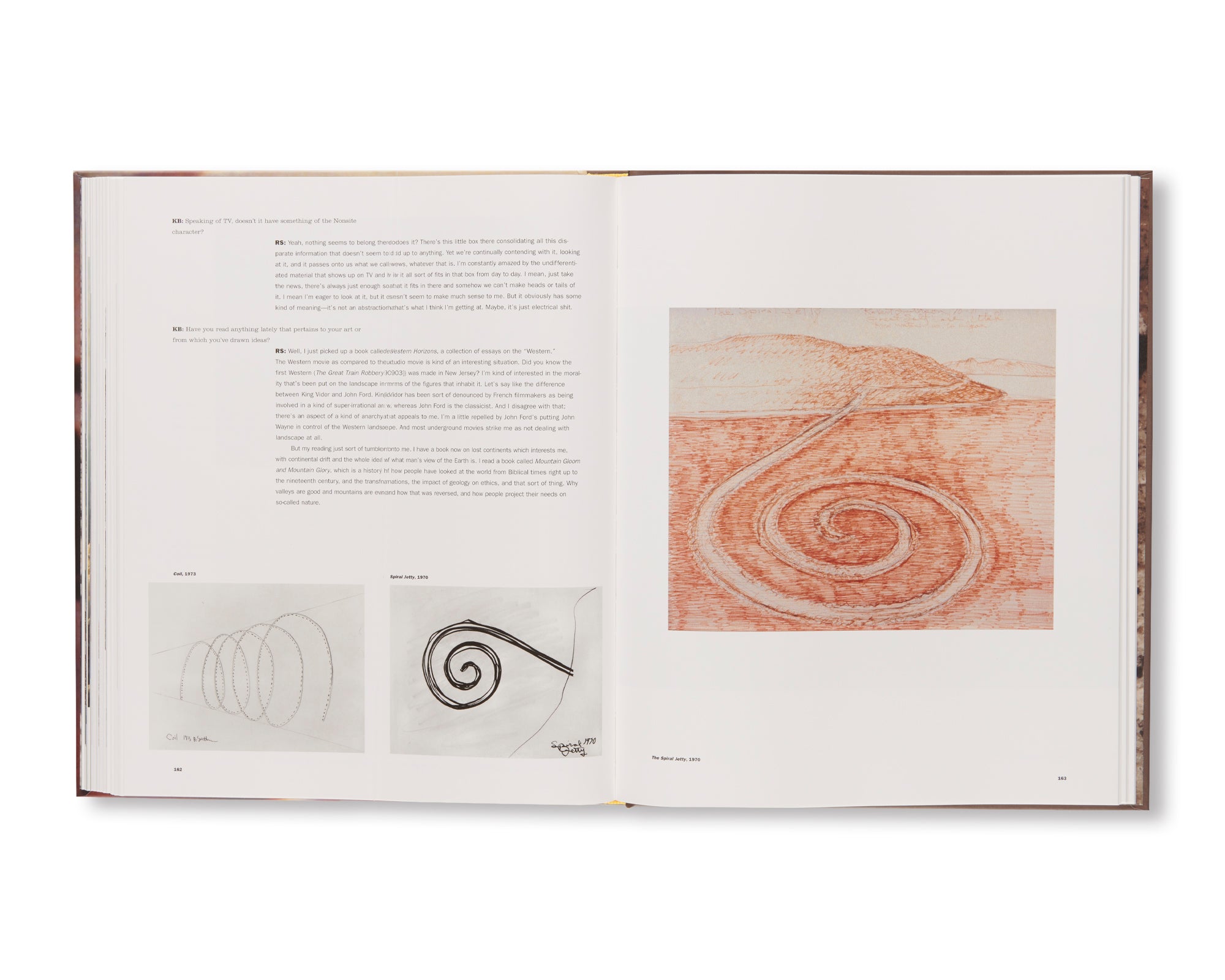 SPIRAL JETTY by Robert Smithson