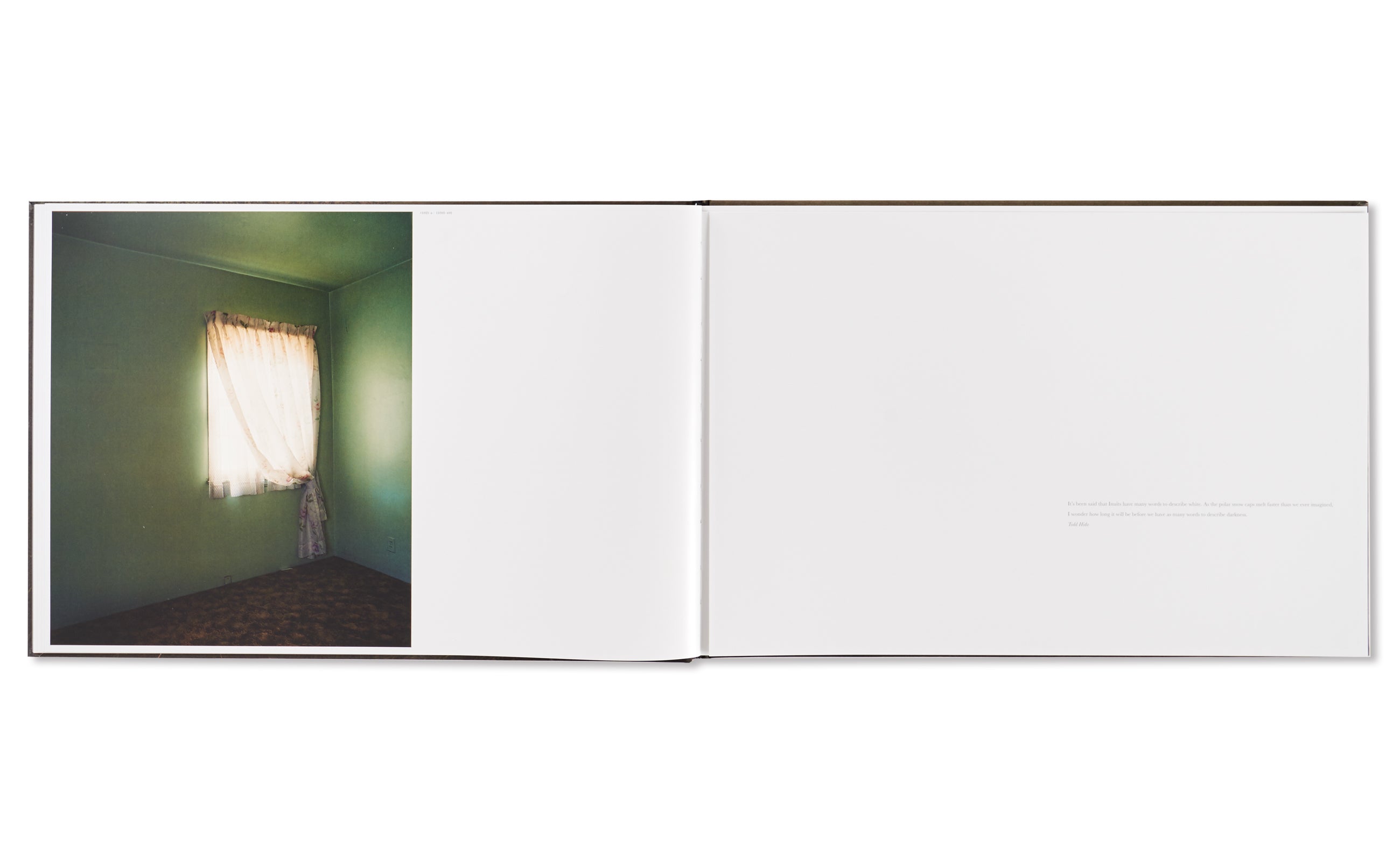 BRIGHT BLACK WORLD by Todd Hido