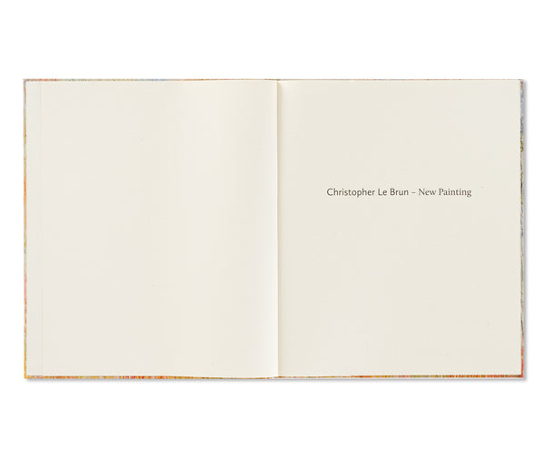 NEW PAINTING by Christopher Le Brun – twelvebooks