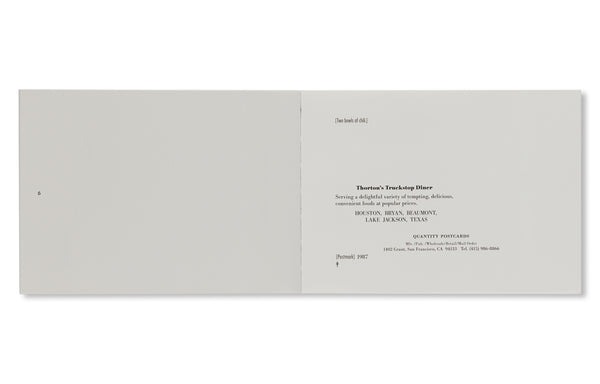 82 POSTCARDS by Roni Horn – twelvebooks