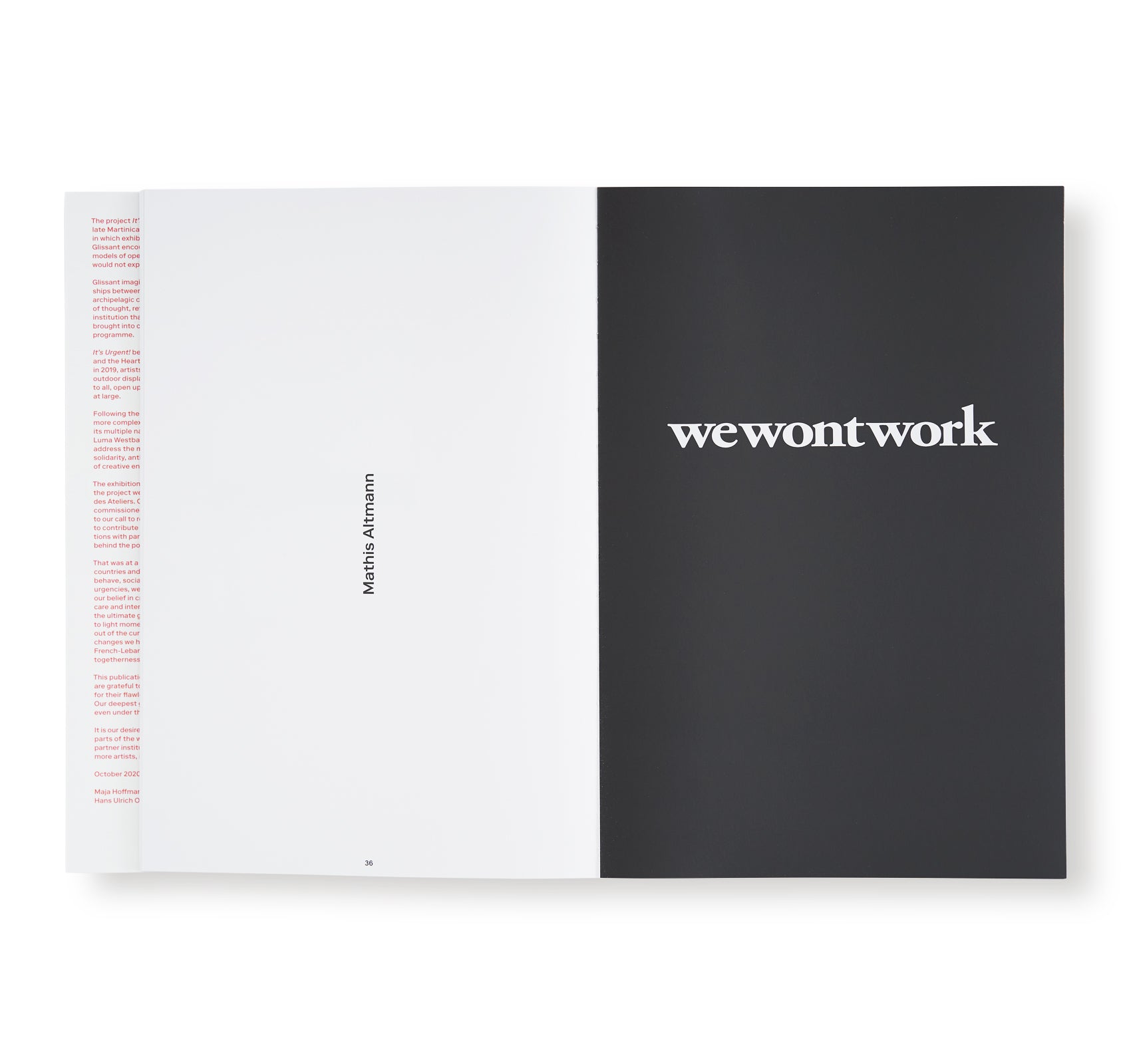 IT'S URGENT! A LUMA PROJECT CURATED BY HANS ULRICH OBRIST by Hans Ulrich Obrist