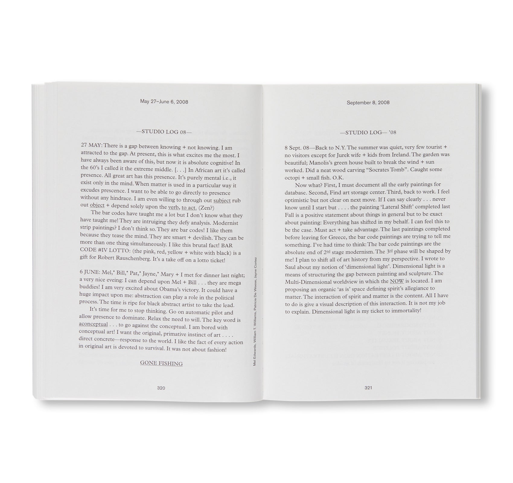 NOTES FROM THE WOODSHED by Jack Whitten