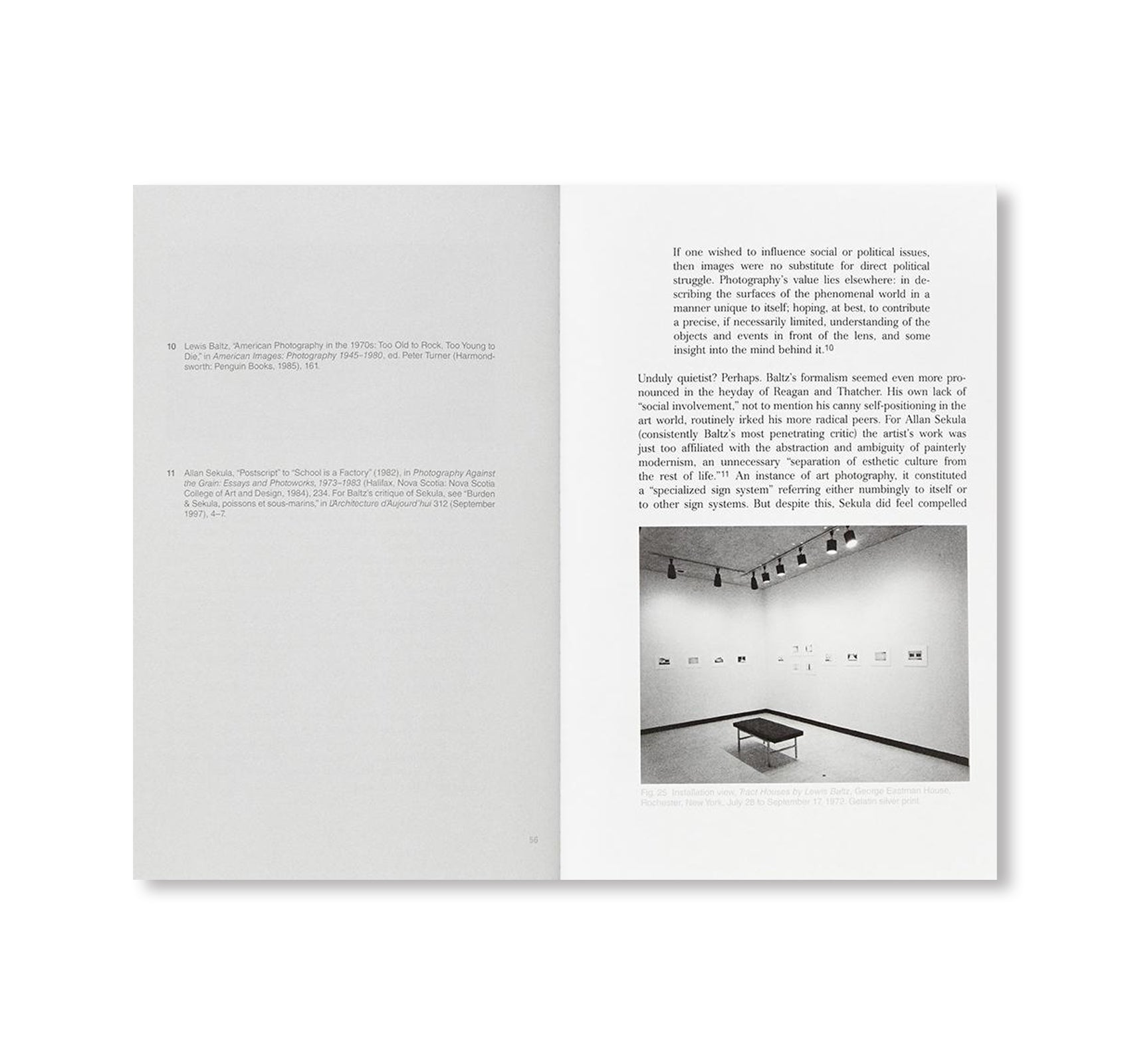 AN INTERVIEW WITH LEWIS BALTZ by Duncan Forbes
