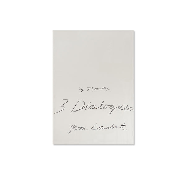 特注額装付 CyTwombly Three Dialogues (2) 1977 THREE DIALOGUES.2 PRINT (1977) by Cy Twombly – twelvebooks