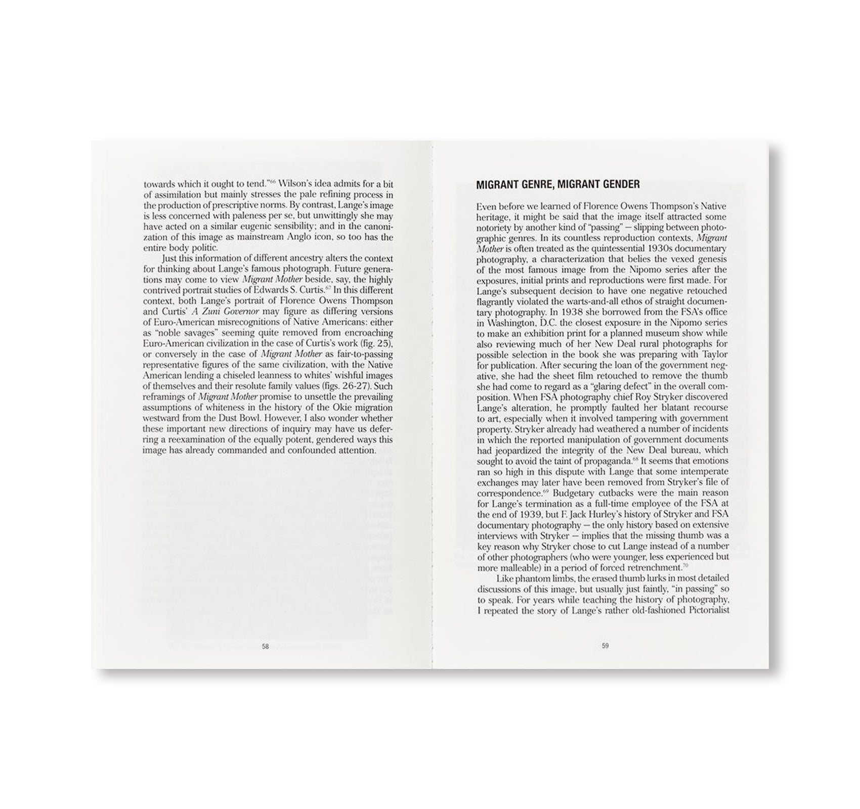 MIGRANT MOTHER, MIGRANT GENDER by Sally Stein