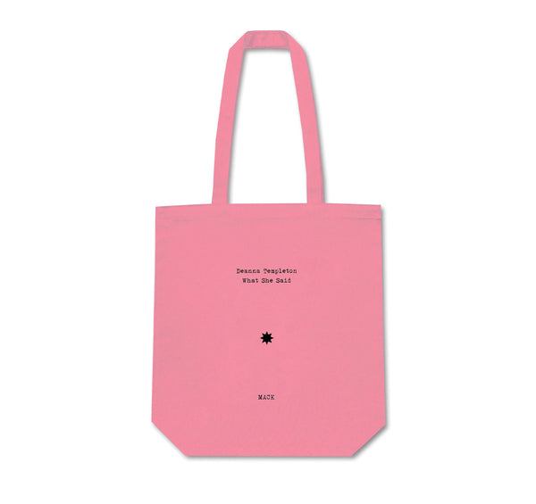 WHAT SHE SAID TOTE BAG by Deanna Templeton – twelvebooks