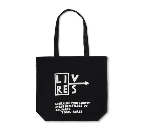 YVON LAMBERT & NATHALIE DU PASQUIER TOTE BAG (BLACK)