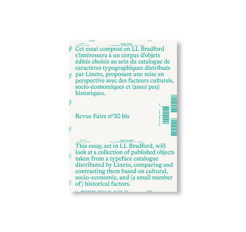 REVUE FAIRE – TO LOOK AT THINGS #30 BIS – TYPES OF TYPES: THE TYPOGRAPHIC SPECIMEN BY LINETO