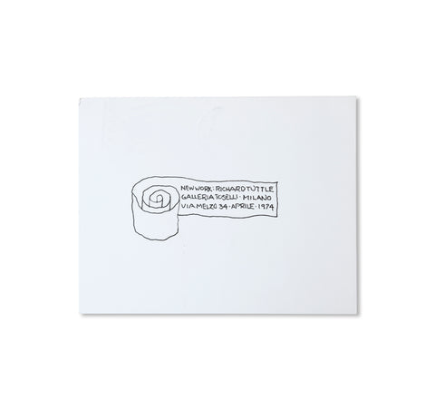 RICHARD TUTTLE: NEW WORK - INVITATION (1974) by Richard Tuttle