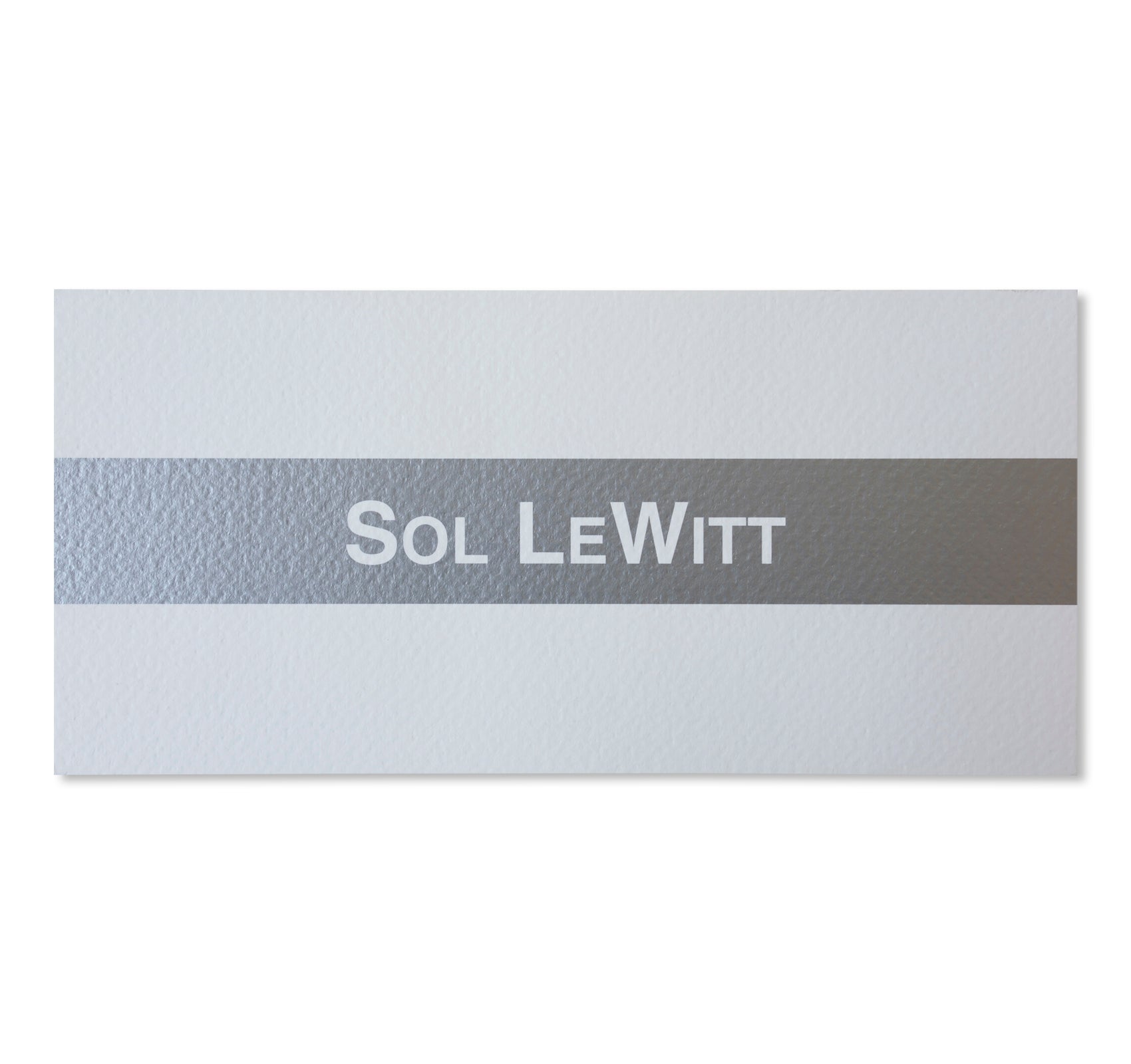 SOL LEWITT: NEW WALL DRAWINGS AND GOUACHES - INVITATION (2005) by Sol LeWitt