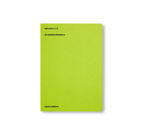 TACCUINO N.6 - ERRANTEARCHITETTURE