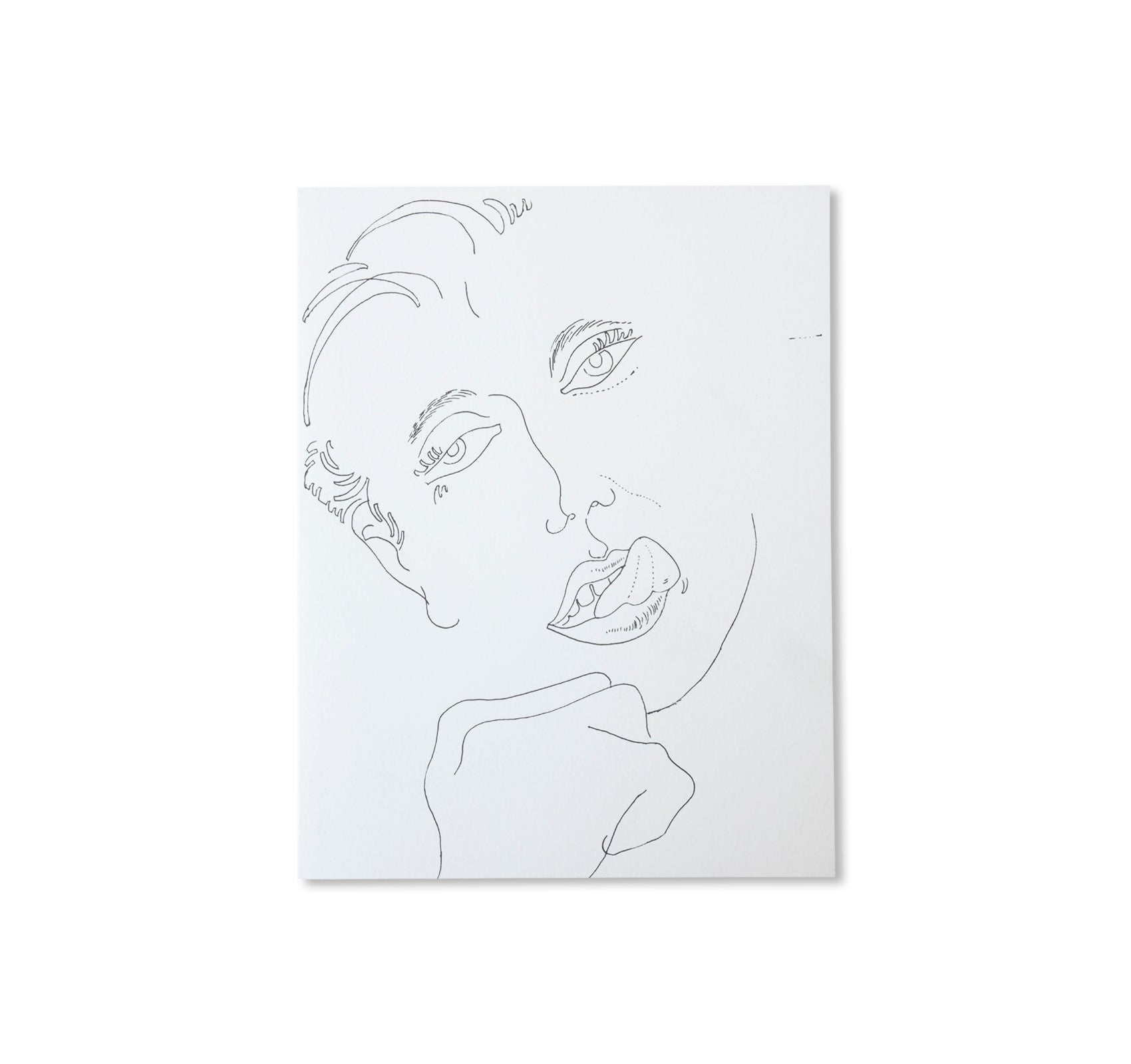 ANDY WARHOL: DRAWINGS 1950 -1987 - INVITATION (1988) by Andy Warhol