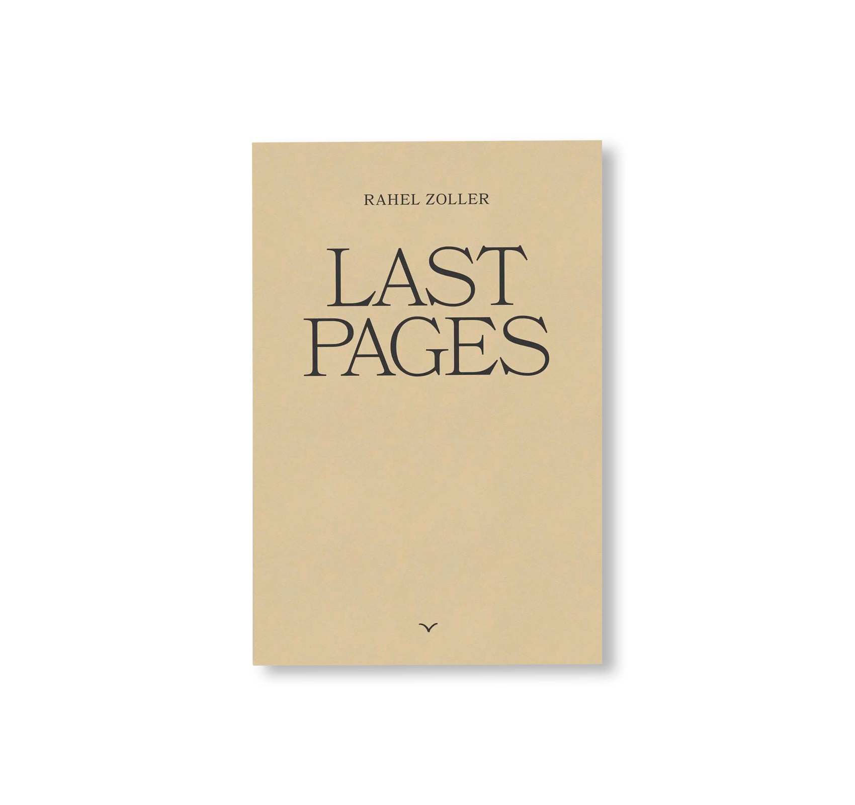 LAST PAGES by Rahel Zoller