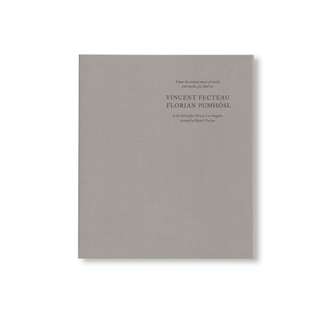 I HEAR THE ANCIENT MUSIC OF WORKS AND WORKS, YES, THAT’S IT. by Vincent Fecteau, Florian Pumhösl