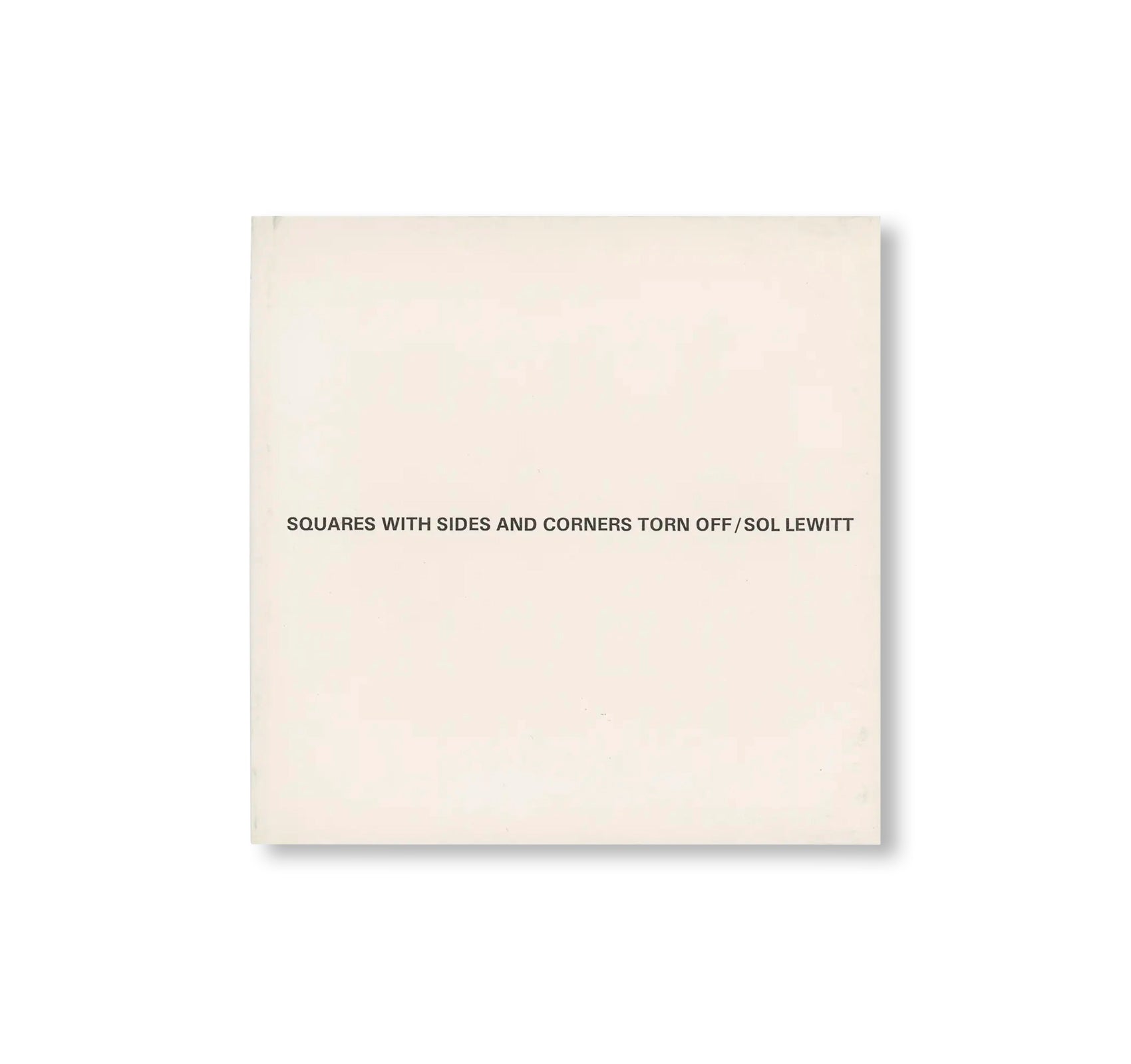 SQUARES WITH SIDES AND CORNERS TORN OFF (1977) by Sol LeWitt