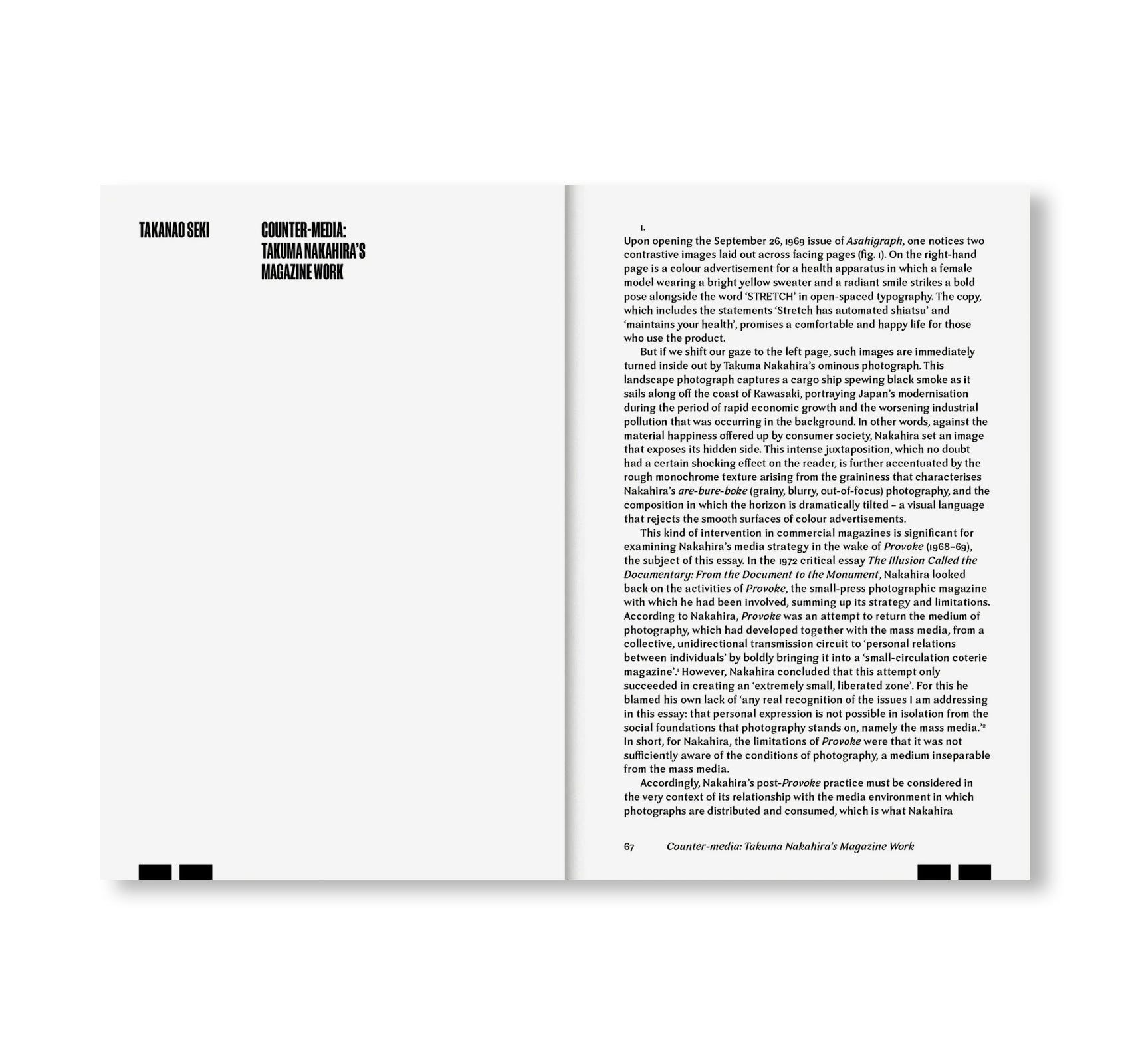PHOTOGRAPHY IN PARALLEL: JAPANESE AND WESTERN CRITICAL PERSPECTIVES SINCE THE 1960S