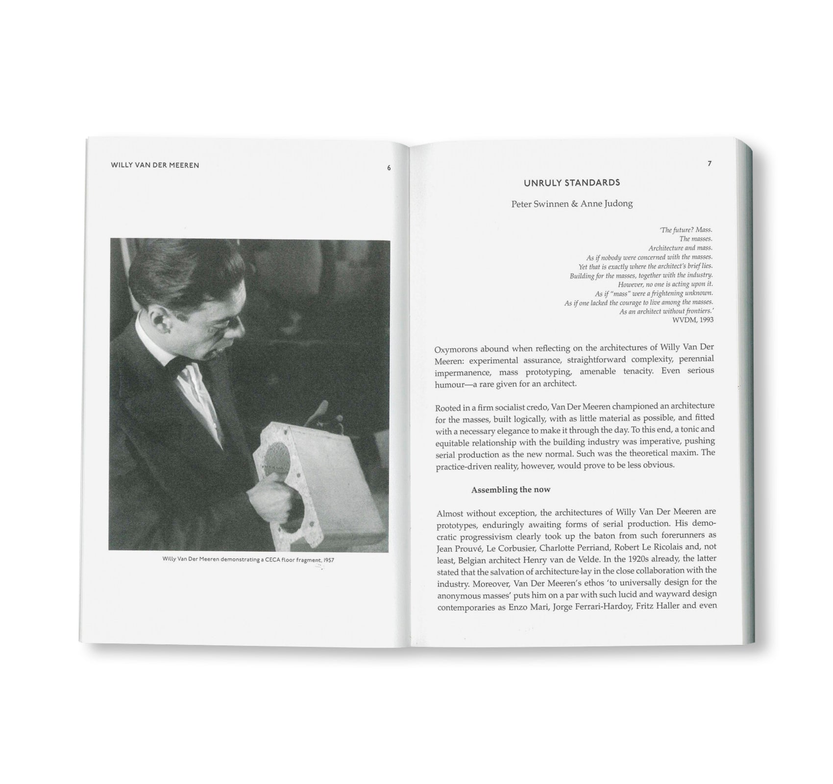 WILLY VAN DER MEEREN: MASS by Peter Swinnen, Anne Judong