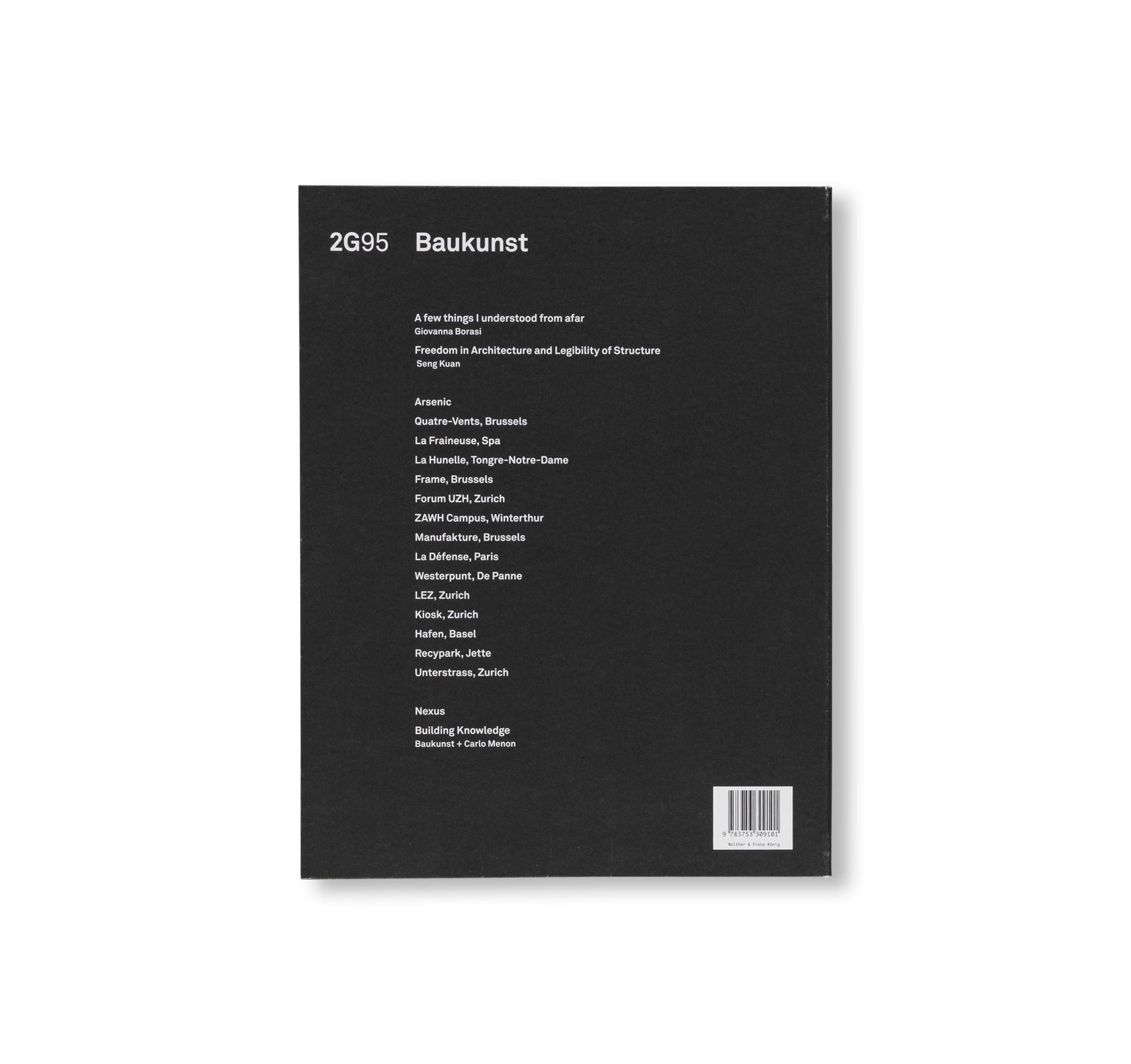 2G No. 95 BAUKUNST